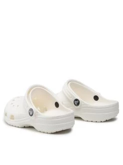 Crocs Mules / sandales de bain Classic Clog K 206991 Blanc -Mules et sandales Soldes crocs mules sandales de bain classic clog k 206991 blanc 2