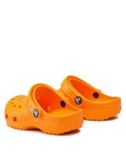 Crocs Mules / sandales de bain Classic Clog K 206991 Orange -Mules et sandales Soldes crocs mules sandales de bain classic clog k 206991 orange 2