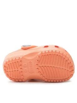 Crocs Mules / sandales de bain Classic Clog T 206990 Orange -Mules et sandales Soldes crocs mules sandales de bain classic clog t 206990 orange 1 4