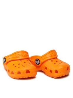 Crocs Mules / sandales de bain Classic Clog T 206990 Orange -Mules et sandales Soldes crocs mules sandales de bain classic clog t 206990 orange 4