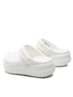 Crocs Mules / sandales de bain Classic Crocs Cutie Clog 207708 Blanc -Mules et sandales Soldes crocs mules sandales de bain classic crocs cutie clog 207708 blanc 2