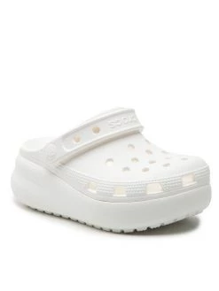 Crocs Mules / sandales de bain Classic Crocs Cutie Clog 207708 Blanc