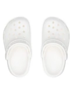 Crocs Mules / sandales de bain Classic Crocs Cutie Clog 207708 Blanc -Mules et sandales Soldes crocs mules sandales de bain classic crocs cutie clog 207708 blanc 4