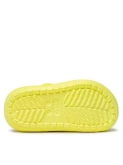 Crocs Mules / sandales de bain Classic Crocs Cutie Clog K 207708 Jaune -Mules et sandales Soldes crocs mules sandales de bain classic crocs cutie clog k 207708 jaune 3