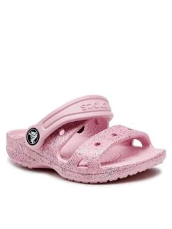 Crocs Mules / sandales de bain Classic Crocs Glitter Sandal T 207983 Rose