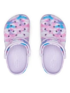 Crocs Mules / sandales de bain Classic Dream Clog K 207596 Rose -Mules et sandales Soldes crocs mules sandales de bain classic dream clog k 207596 rose 4