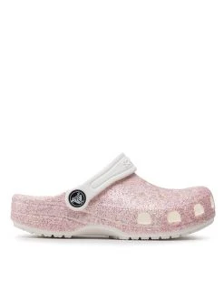 Crocs Mules / sandales de bain Classic Glitter Clog K 206993 Rose 9 Crocs Mules / sandales de bain Classic Glitter Clog K 206993 Rose -Mules et sandales Soldes crocs mules sandales de bain classic glitter clog k 206993 rose 1 2