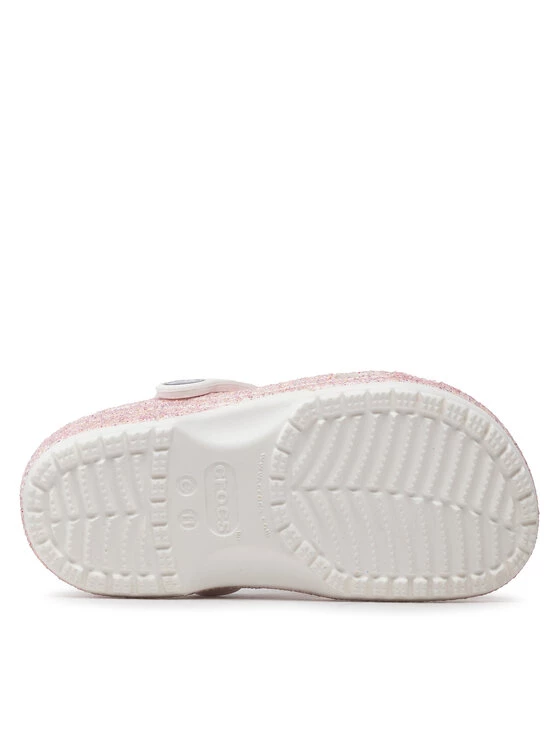 Crocs Mules / sandales de bain Classic Glitter Clog K 206993 Rose 6 Crocs Mules / sandales de bain Classic Glitter Clog K 206993 Rose – Image 4