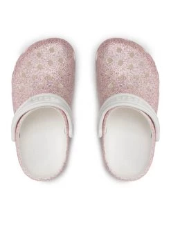 Crocs Mules / sandales de bain Classic Glitter Clog K 206993 Rose 12 Crocs Mules / sandales de bain Classic Glitter Clog K 206993 Rose -Mules et sandales Soldes crocs mules sandales de bain classic glitter clog k 206993 rose 1 5