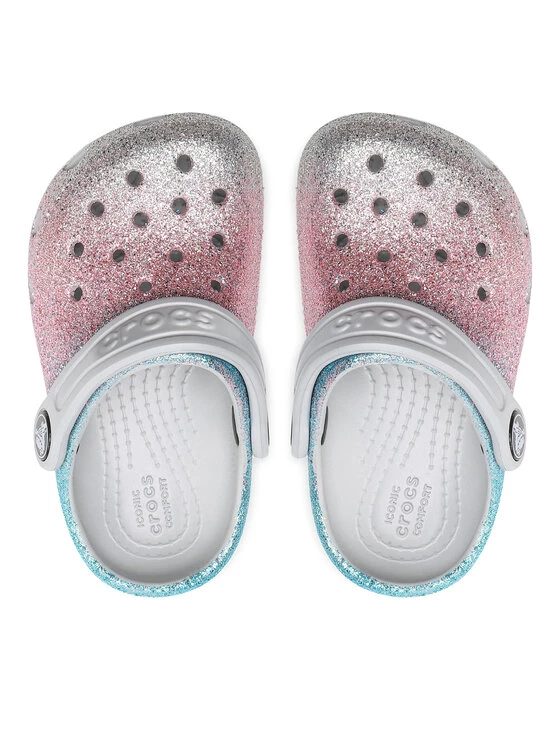 Crocs Mules / sandales de bain Classic Glitter Clog T 206992 Multicolore 7 Crocs Mules / sandales de bain Classic Glitter Clog T 206992 Multicolore – Image 5