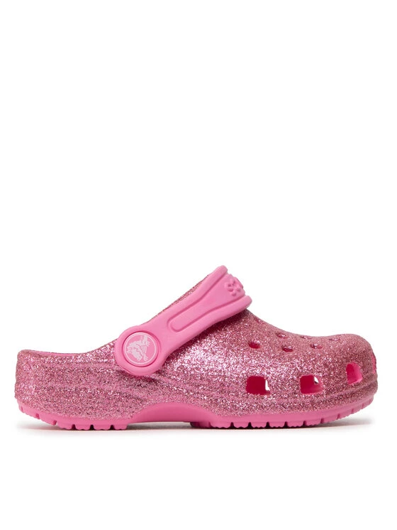 Crocs Mules / sandales de bain Classic Glitter Clog T 206992 Rose 4 Crocs Mules / sandales de bain Classic Glitter Clog T 206992 Rose – Image 2