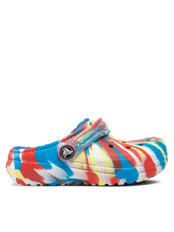 Crocs Mules / sandales de bain Classic Lined Marbled Cgk 207773 Jaune 4 Crocs Mules / sandales de bain Classic Lined Marbled Cgk 207773 Jaune – Image 2