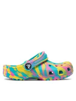 Crocs Mules / sandales de bain Classic Marbied Clog K 207464 Multicolore -Mules et sandales Soldes crocs mules sandales de bain classic marbied clog k 207464 multicolore 2