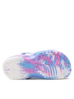 Crocs Mules / sandales de bain Classic Marbled Clog K 207464 Blanc -Mules et sandales Soldes crocs mules sandales de bain classic marbled clog k 207464 blanc 3