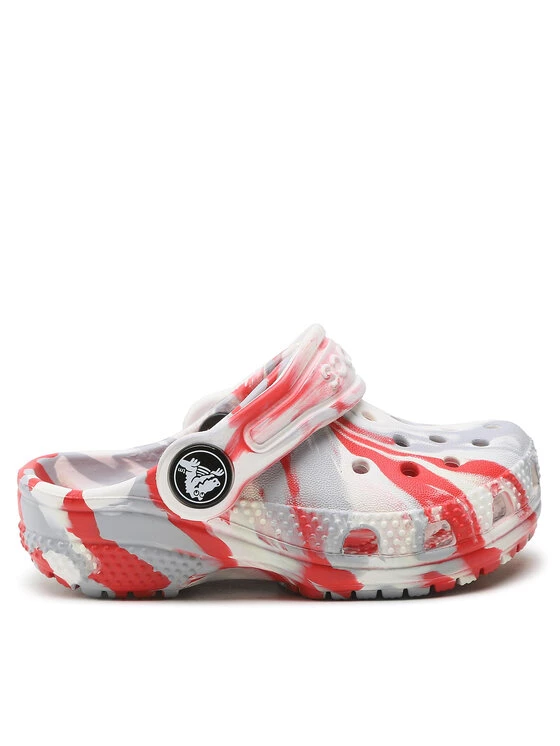 Crocs Mules / sandales de bain Classic Marbled Clog T 206838 Blanc 4 Crocs Mules / sandales de bain Classic Marbled Clog T 206838 Blanc – Image 2