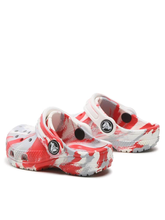 Crocs Mules / sandales de bain Classic Marbled Clog T 206838 Blanc 5 Crocs Mules / sandales de bain Classic Marbled Clog T 206838 Blanc – Image 3