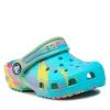 Crocs Mules / sandales de bain Classic Marbled Clog T 206838 Bleu