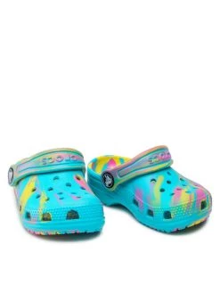 Crocs Mules / sandales de bain Classic Marbled Clog T 206838 Bleu -Mules et sandales Soldes crocs mules sandales de bain classic marbled clog t 206838 bleu 4