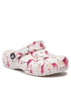 Crocs Mules / sandales de bain Classic Pool Party Clog K 207826 Blanc