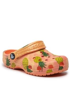 Crocs Mules / sandales de bain Classic Pool Party Clog K 207826 Orange