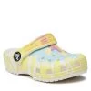 Crocs Mules / sandales de bain Classic Tie Dye Graphic Clog K 205451 Jaune -Mules et sandales Soldes crocs mules sandales de bain classic tie dye graphic clog k 205451 jaune