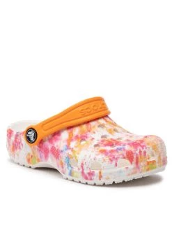 Crocs Mules / sandales de bain Classic Tiedye Graphic Clog K 206995 Multicolore