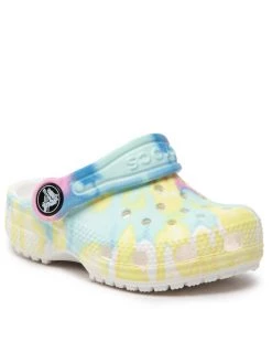 Crocs Mules / sandales de bain Classic Tiedye Graphic Clog T 206994 Multicolore