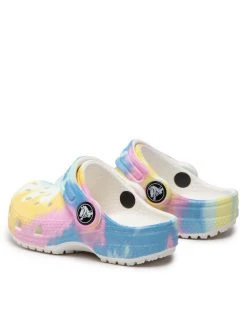 Crocs Mules / sandales de bain Classic Tiedye Graphic Clog T 206994 Multicolore -Mules et sandales Soldes crocs mules sandales de bain classic tiedye graphic clog t 206994 multicolore 2 3
