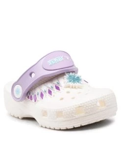 Crocs Mules / sandales de bain Cls Fl I Am Frozen II Cgt 207715 Blanc