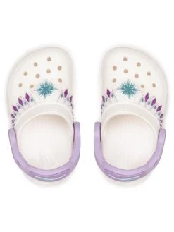 Crocs Mules / sandales de bain Cls Fl I Am Frozen II Cgt 207715 Blanc -Mules et sandales Soldes crocs mules sandales de bain cls fl i am frozen ii cgt 207715 blanc 4