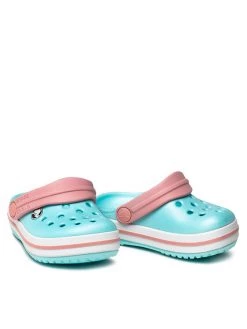 Crocs Mules / sandales de bain Crocband Clog K 204537 Bleu -Mules et sandales Soldes crocs mules sandales de bain crocband clog k 204537 bleu 4