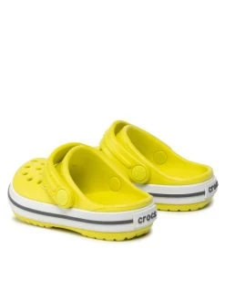 Crocs Mules / sandales de bain Crocband Clog T 207005-725 Jaune -Mules et sandales Soldes crocs mules sandales de bain crocband clog t 207005 725 jaune 2