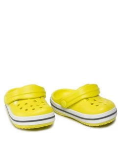Crocs Mules / sandales de bain Crocband Clog T 207005-725 Jaune -Mules et sandales Soldes crocs mules sandales de bain crocband clog t 207005 725 jaune 5