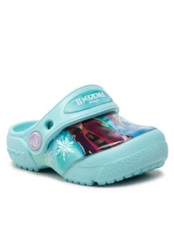 Crocs Mules / sandales de bain Fl Disney Frozen II Clog T 206804 Multicolore Couleur Bleu