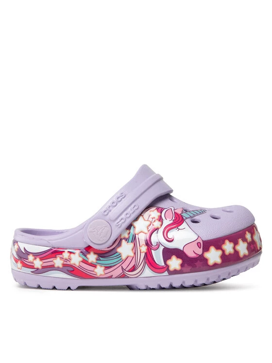 Crocs Mules / sandales de bain Funlab Unicorn Band Cg K 206270 Violet 4 Crocs Mules / sandales de bain Funlab Unicorn Band Cg K 206270 Violet – Image 2