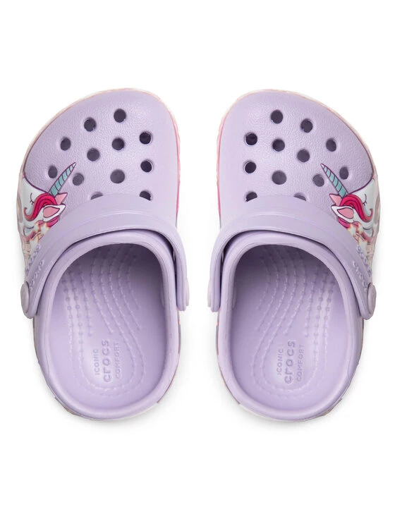 Crocs Mules / sandales de bain Funlab Unicorn Band Cg K 206270 Violet 8 Crocs Mules / sandales de bain Funlab Unicorn Band Cg K 206270 Violet – Image 6
