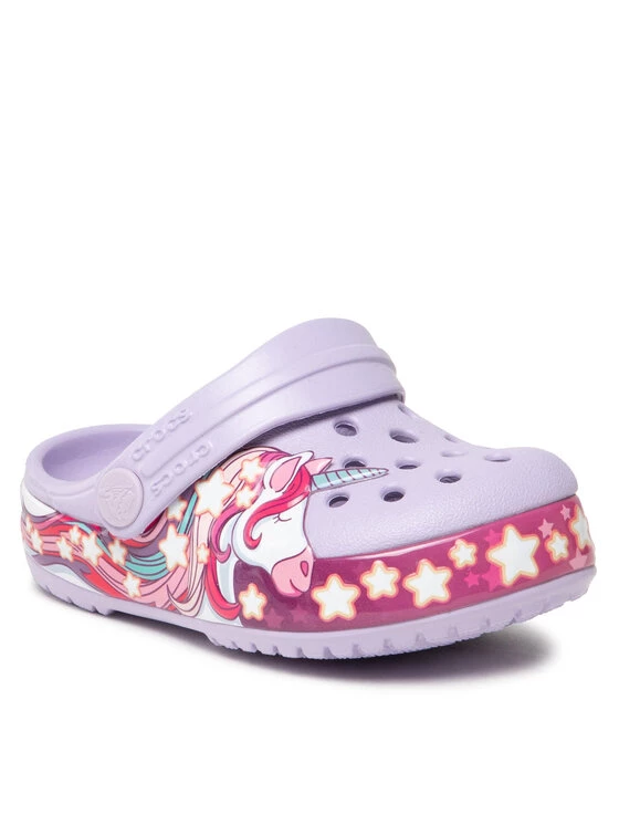 Crocs Mules / sandales de bain Funlab Unicorn Band Cg K 206270 Violet 3 Crocs Mules / sandales de bain Funlab Unicorn Band Cg K 206270 Violet