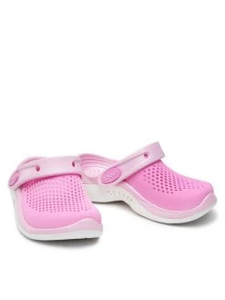 Crocs Mules / sandales de bain Literide 360 Clog K 207021 Rose -Mules et sandales Soldes crocs mules sandales de bain literide 360 clog k 207021 rose 4