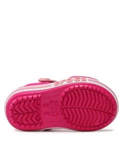 Crocs Sandales Bayaband Sandal K 205400 Rose -Mules et sandales Soldes crocs sandales bayaband sandal k 205400 rose 3