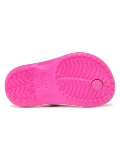 Crocs Sandales Crocband Strap Flip K 205777 Rose -Mules et sandales Soldes crocs sandales crocband strap flip k 205777 rose 1 3