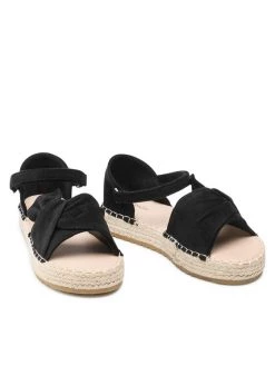 DeeZee Espadrilles CSS20378-01 Noir 12 DeeZee Espadrilles CSS20378-01 Noir -Mules et sandales Soldes deezee espadrilles css20378 01 noir 4