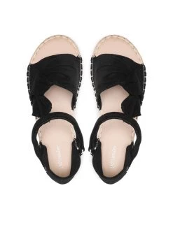 DeeZee Espadrilles CSS20378-01 Noir 13 DeeZee Espadrilles CSS20378-01 Noir -Mules et sandales Soldes deezee espadrilles css20378 01 noir 5