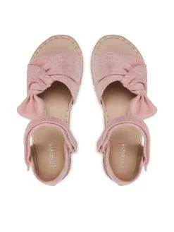 DeeZee Espadrilles CSS20378-01 Rose -Mules et sandales Soldes deezee espadrilles css20378 01 rose 5