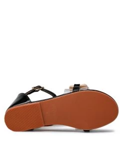 DeeZee Sandales CS123456 Noir -Mules et sandales Soldes deezee sandales cs123456 noir 3