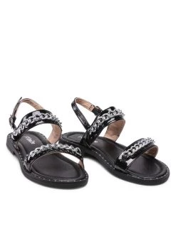 DeeZee Sandales CS1260-36 Noir -Mules et sandales Soldes deezee sandales cs1260 36 noir 4