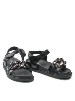 DeeZee Sandales CS5562-20 Noir -Mules et sandales Soldes deezee sandales cs5562 20 noir 4