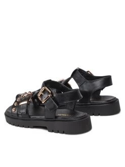 DeeZee Sandales CS5710-02 Noir -Mules et sandales Soldes deezee sandales cs5710 02 noir 2