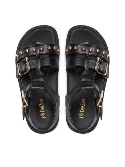 DeeZee Sandales CS5710-02 Noir -Mules et sandales Soldes deezee sandales cs5710 02 noir 5