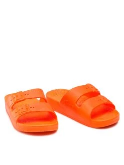Freedom Moses Mules / sandales de bain KIds Basic Orange -Mules et sandales Soldes freedom moses mules sandales de bain kids basic orange 4