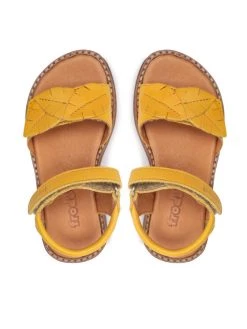 Froddo Sandales G3150205-4 Jaune -Mules et sandales Soldes froddo sandales g3150205 4 jaune 5